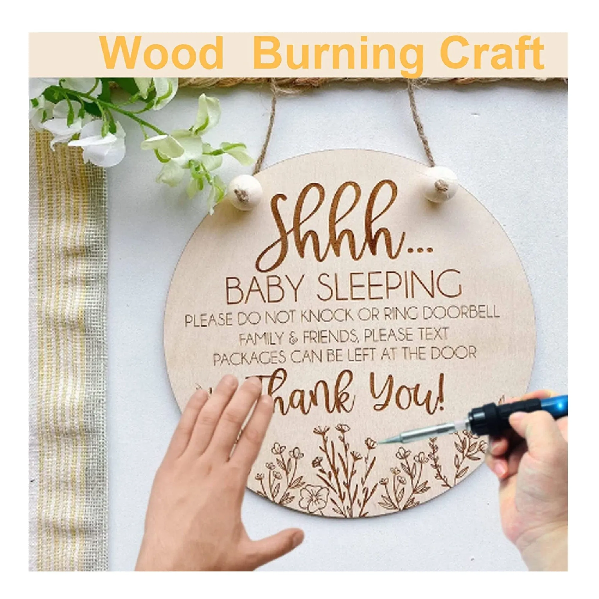 12 Inch Wooden Circles For Crafts | 10 Unfinished Wood Pieces | Round Embellishments For Crafts Valentines Crafts