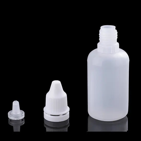 1pc 5ml/15ml/20ml/30ml/50ml/100ml Empty Plastic Squeezable Dropper Bottles Eye Liquid Dropper Sample Eyes Drop Bottle