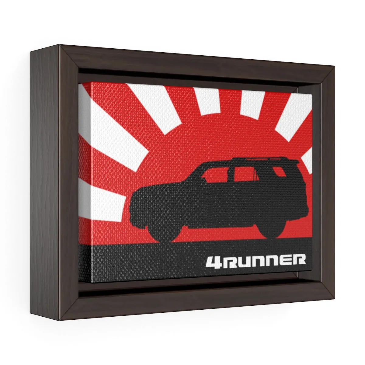 4Runner Framed Canvas Gallery Wraps Wall art Rising Sun Silhouette Design Toyota 4Runner