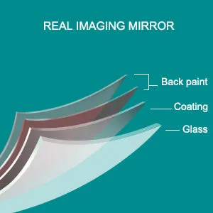 65" x 24" Full Length Mirror Hanging Standing or Leaning, Bedroom Mirror Floor Mirror Wall-Mounted Mirror with Alloy Frame, Black