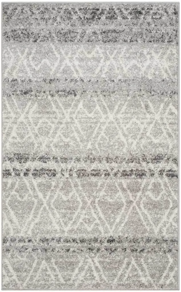 Adirondack Silver/Ivory Area Rug