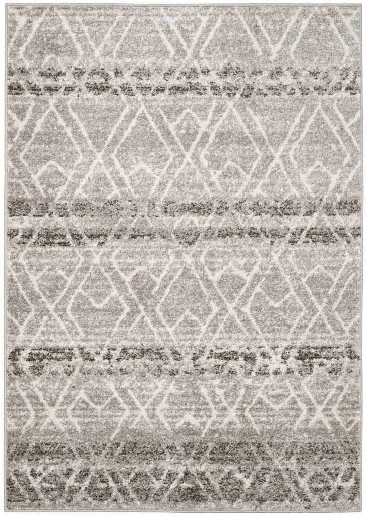 Adirondack Silver/Ivory Area Rug