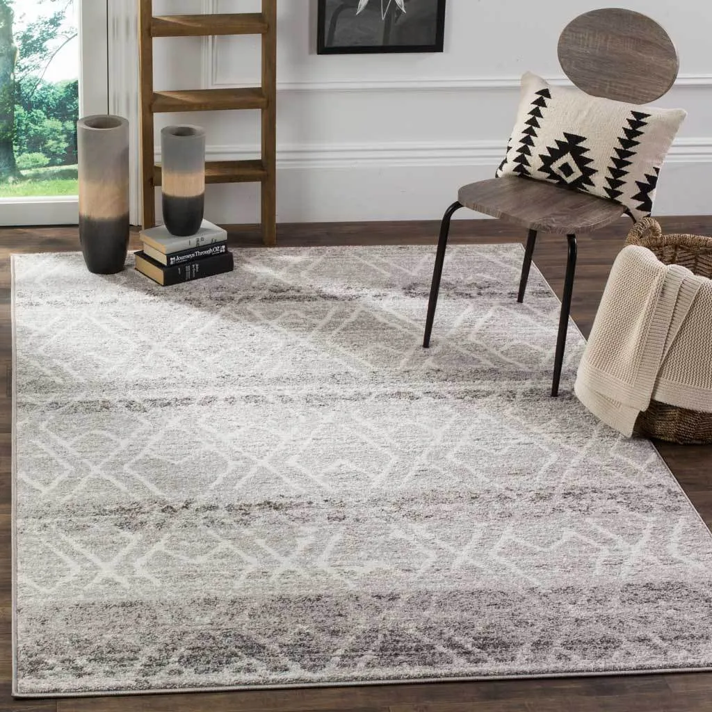 Adirondack Silver/Ivory Area Rug