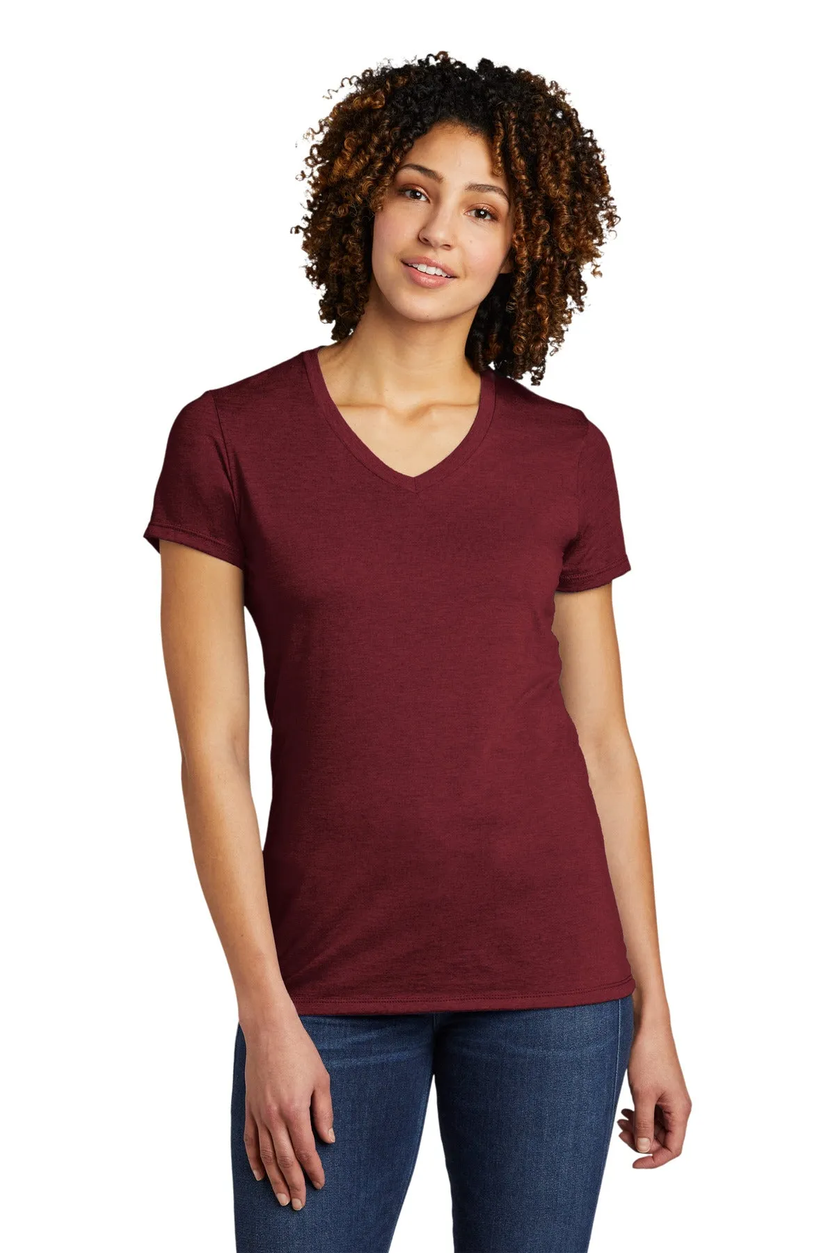 Allmade Women's Tri-Blend V-Neck Tee