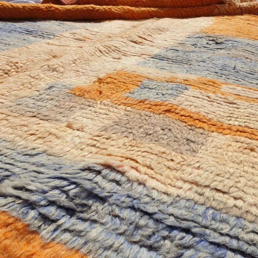 AMASTI | 8'27x5'45 Ft | 2,52x1,66 m | Moroccan Colorful Rug | 100% wool handmade