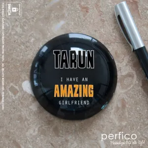 Amazing Girlfriend © Personalized Paperweight for Boyfriend