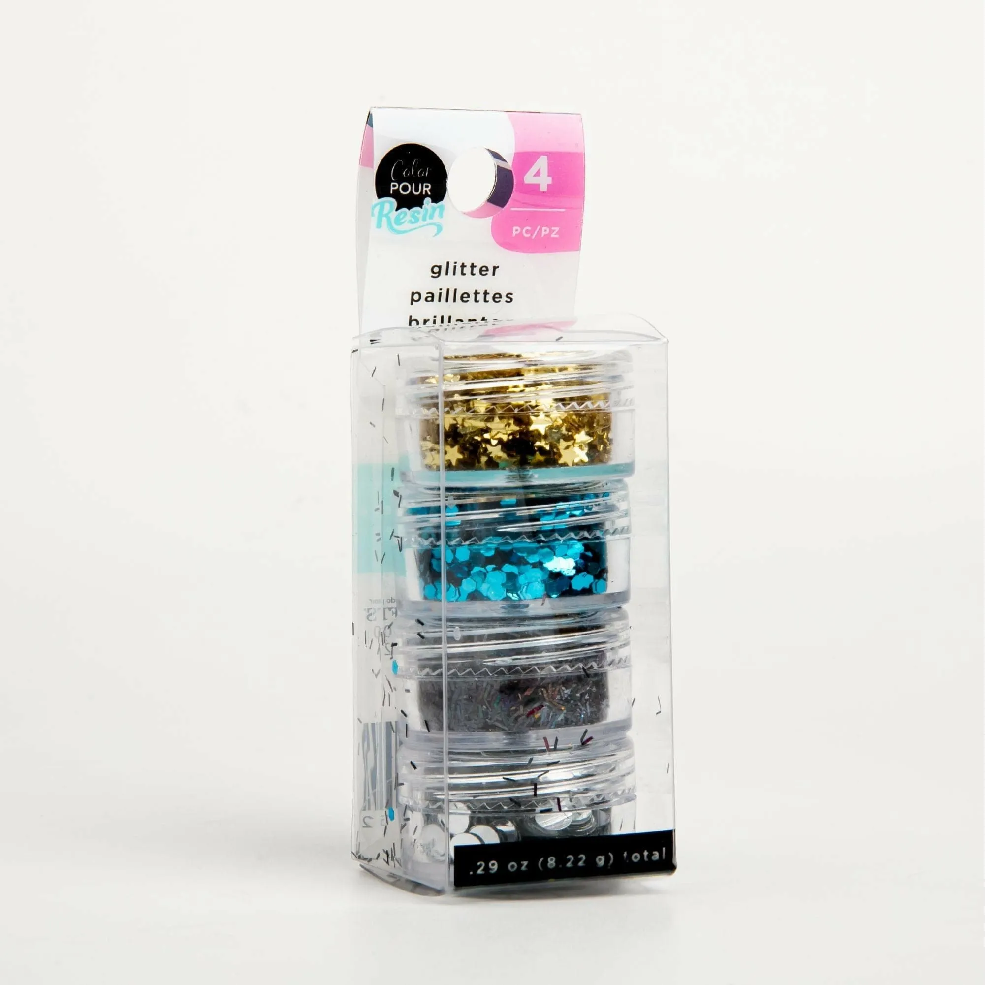 American Crafts Color Pour Resin Mix-Ins Galaxy - Black, Silver, Blue and Gold