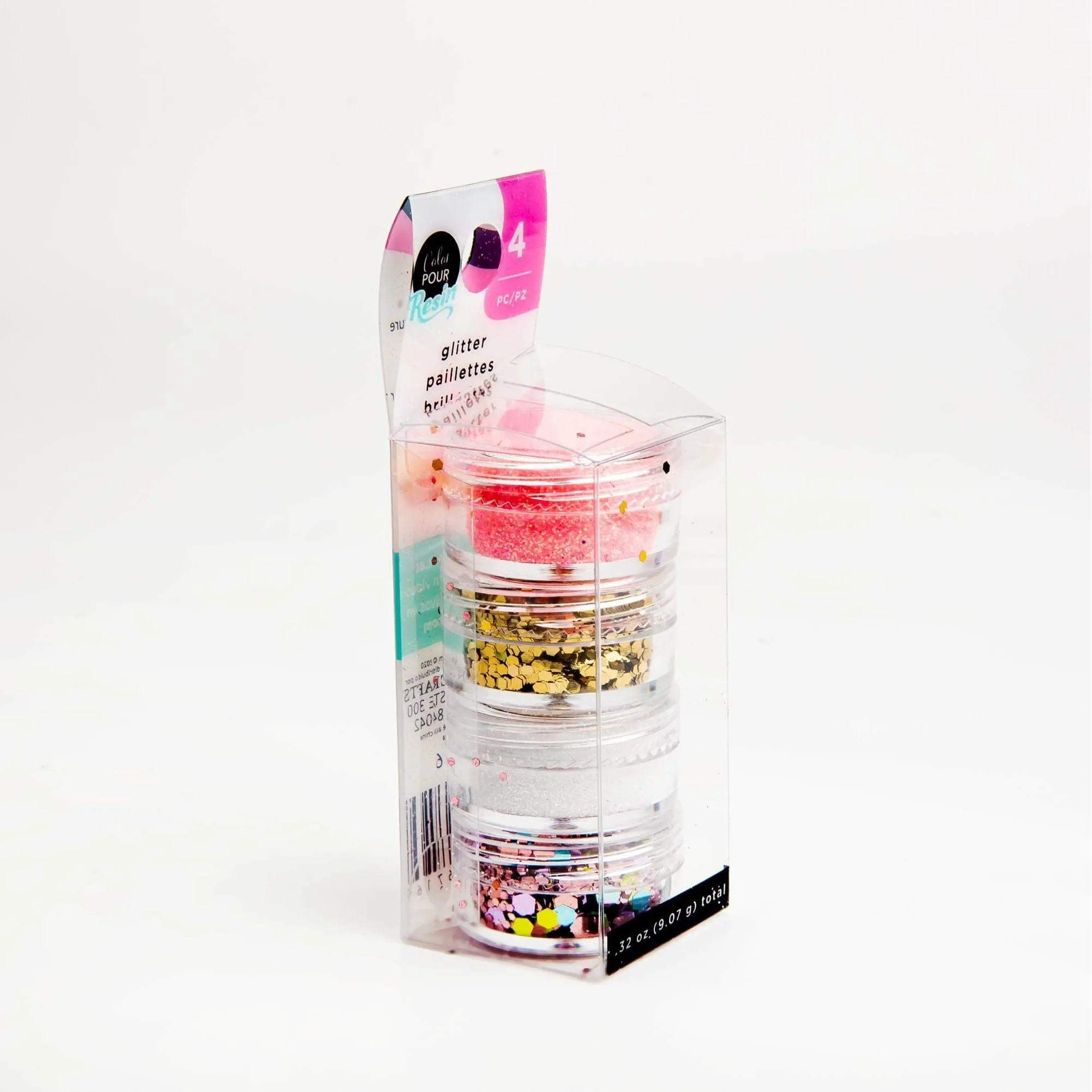 American Crafts Color Pour Resin Mix-Ins Warm - White, Pink, Gold and Light Pink
