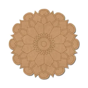 American Elm Wooden Mandala Round Birds Hanging Pre-Marked MDF Design | Durable MDF Craft Base | Ideal for DIY Art, Wall Hangings, and Creative Home Decor Projects (8 Inch- 2 Pcs)