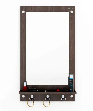 Anikaa Kia Engineered Wood Dressing Wall Mirrors/Wall Hanging Dressing Mirrors/Decorative Wall Mirror/Dressing Table for Bed Room, Living Room (Wenge)