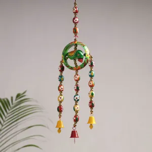 Banaras Handpainted Wooden & Beadwork Decorative Hanging