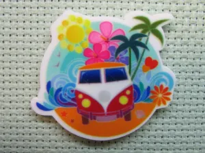 Beach Van Needle Minder, Cover Minder, Magnet