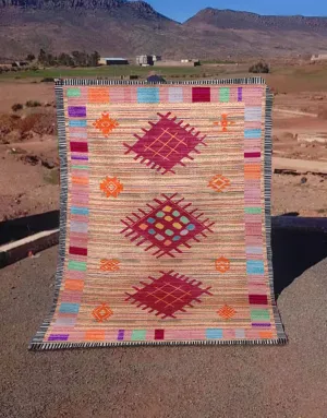 Bedroom Morocco Rugs, Vintage Rugs for Dining Room, Vintage Persian Rugs, Extra Large Traditional Colorful Moroccan Rug, Oversized Area Rugs for Living Room