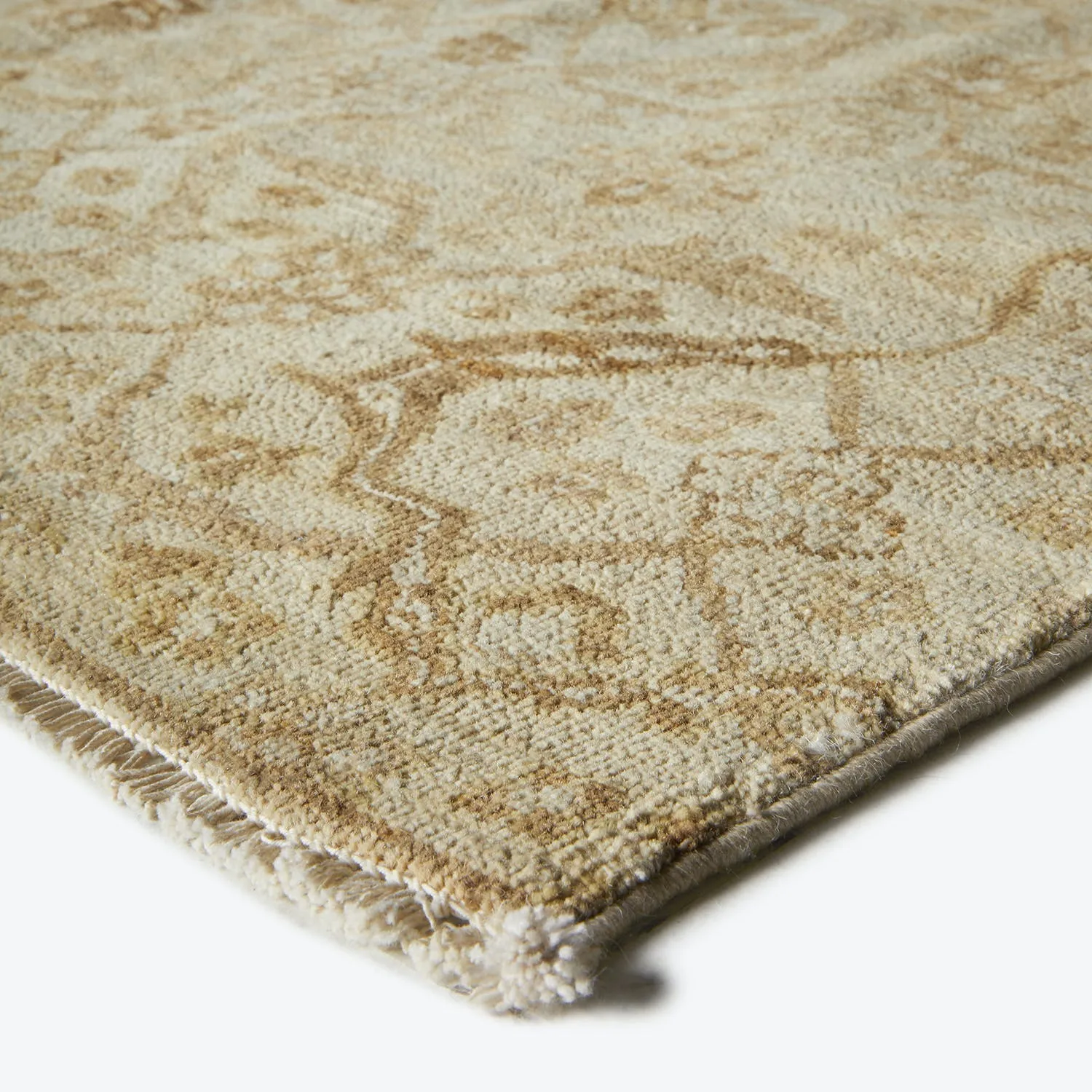 Beige Samsara Wool Rug - 5' x 8'