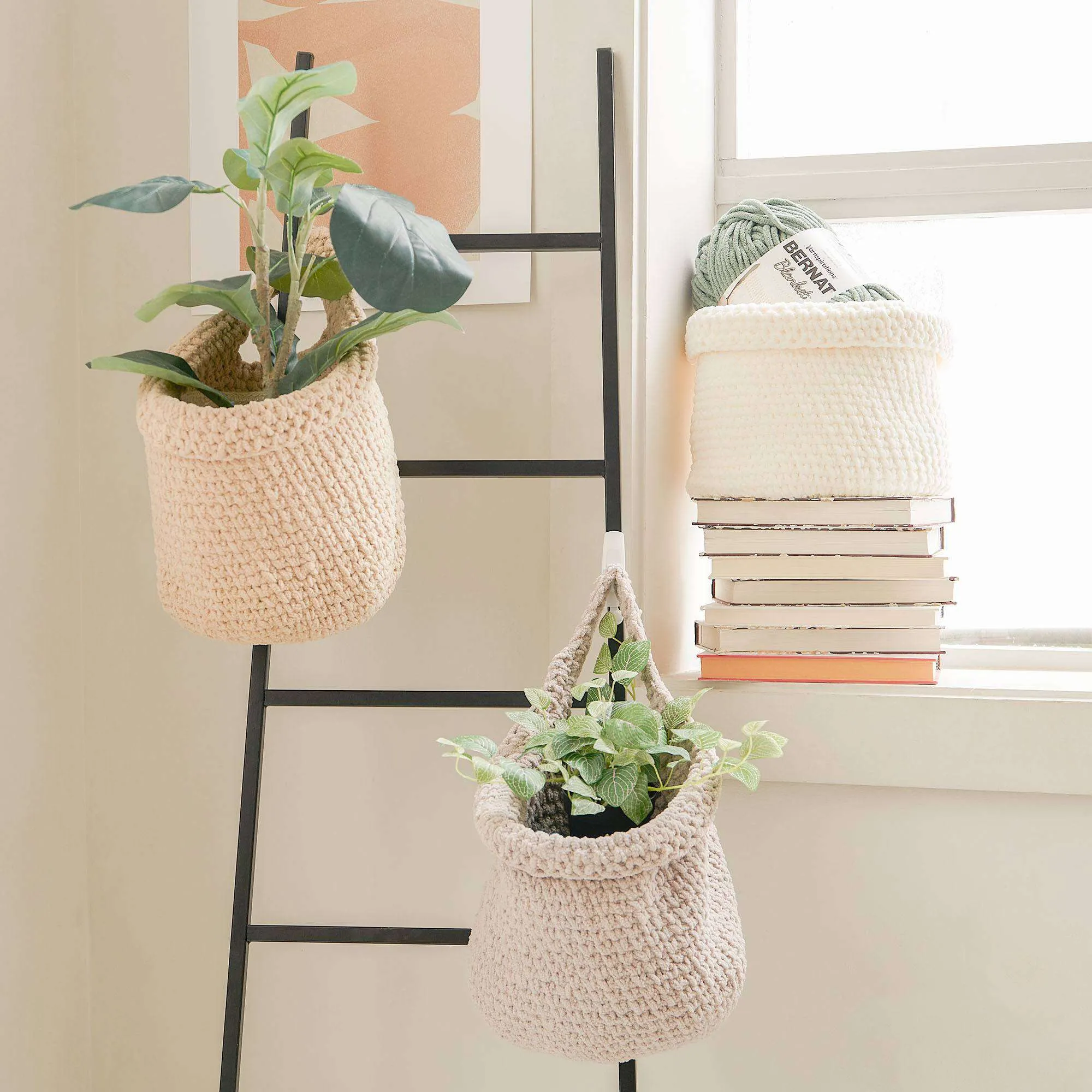 Bernat Crochet Hanging Basket