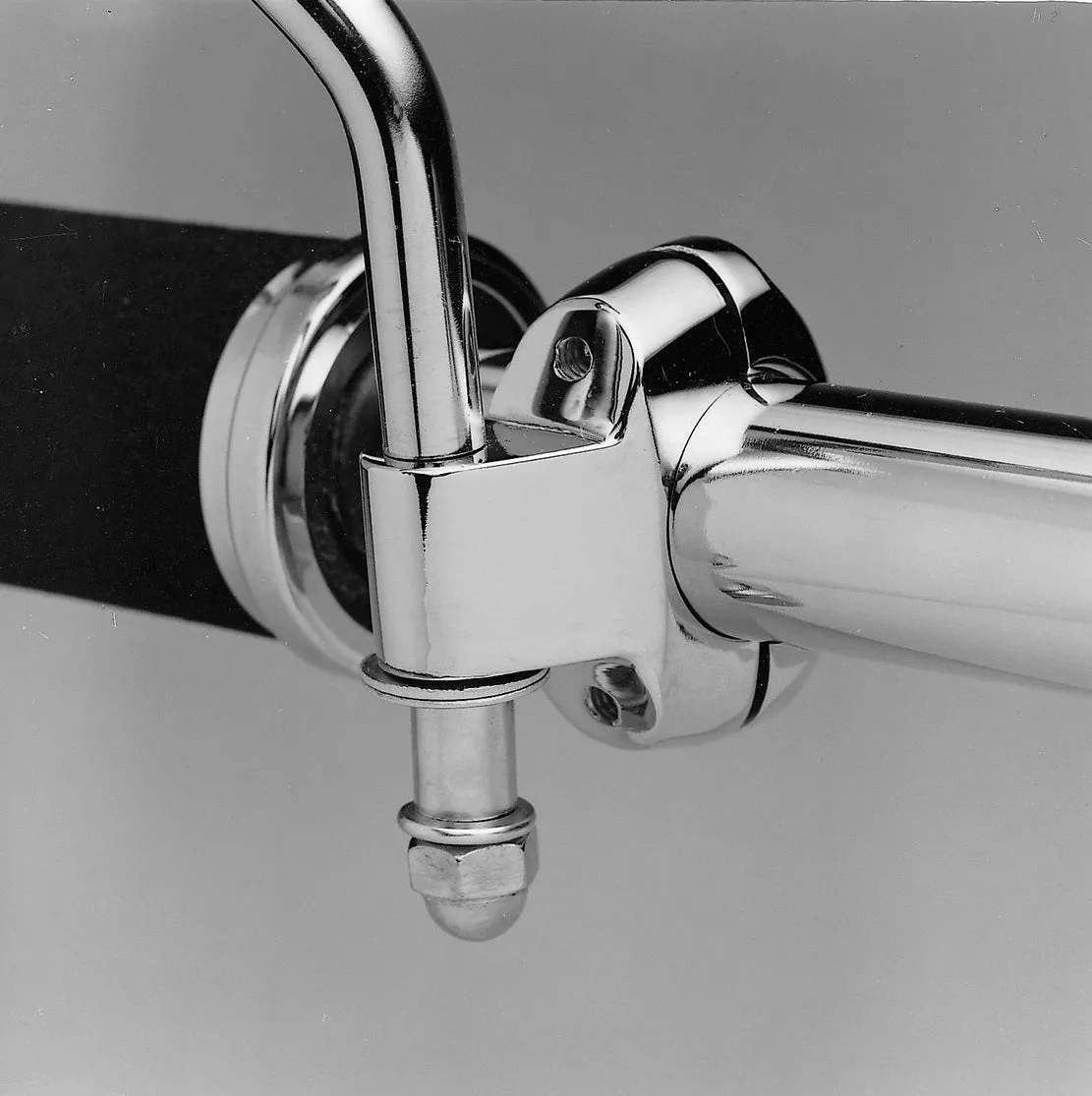 Black Mirror Clamp Handlebar Mount for 1 in. (25mm) Bars fit Harley-Davidson - Motorcycle Storehouse 508908
