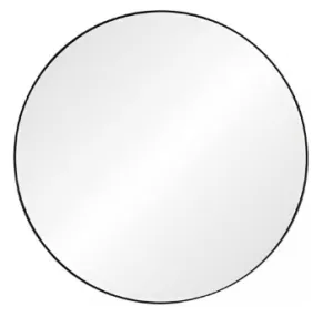 Black Nickel Round Mirror by Mirror Home