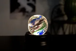 Black Wood Illuminated 3 Stand