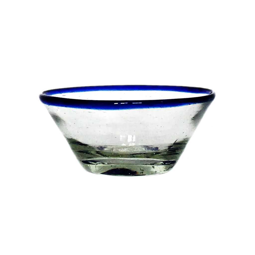 Blue Rim Tiny Bowl