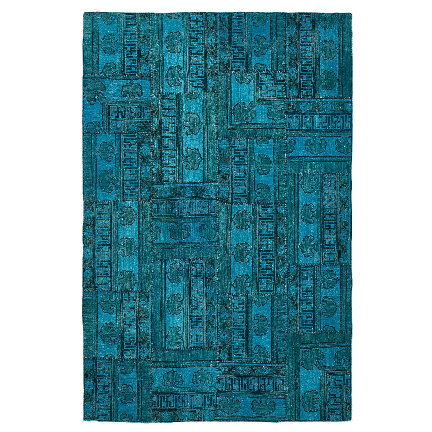 Blue Samsara Wool Rug - 5'11" x 9'