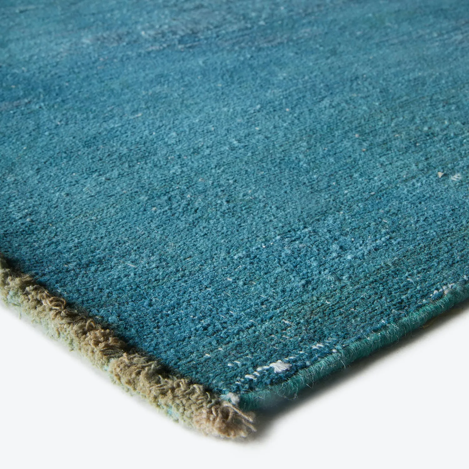 Blue Samsara Wool Runner - 3'7" x 11'7"