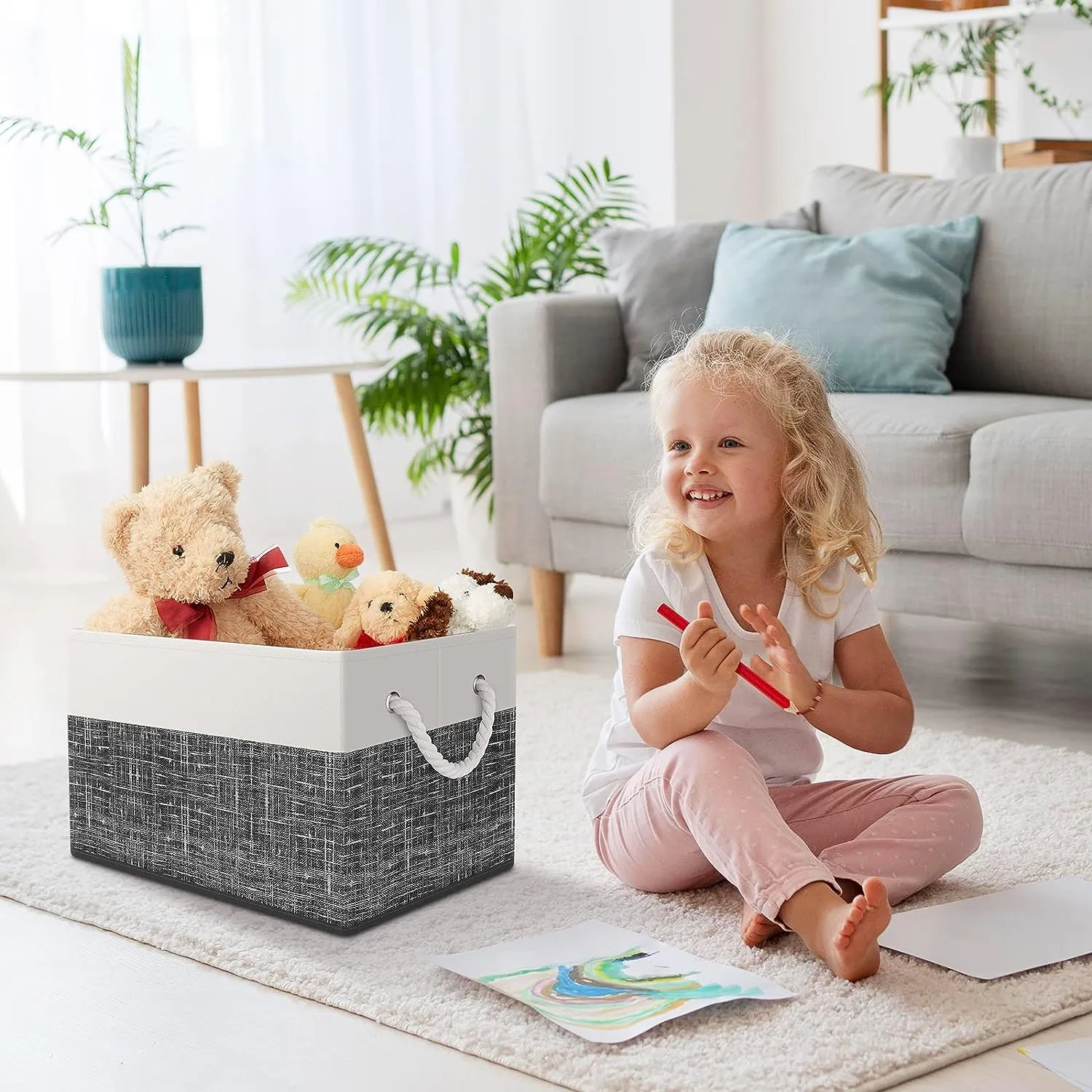 Blushbees® Collapsible Storage Baskets (Pack of 3)