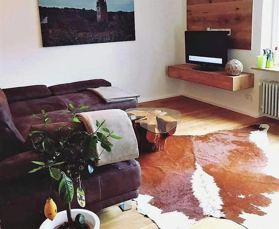 Brazilian Hereford Cowhide Rug