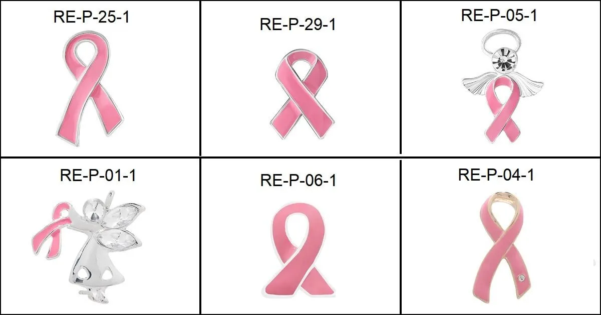 Breast Cancer Pins - Choose Your Style