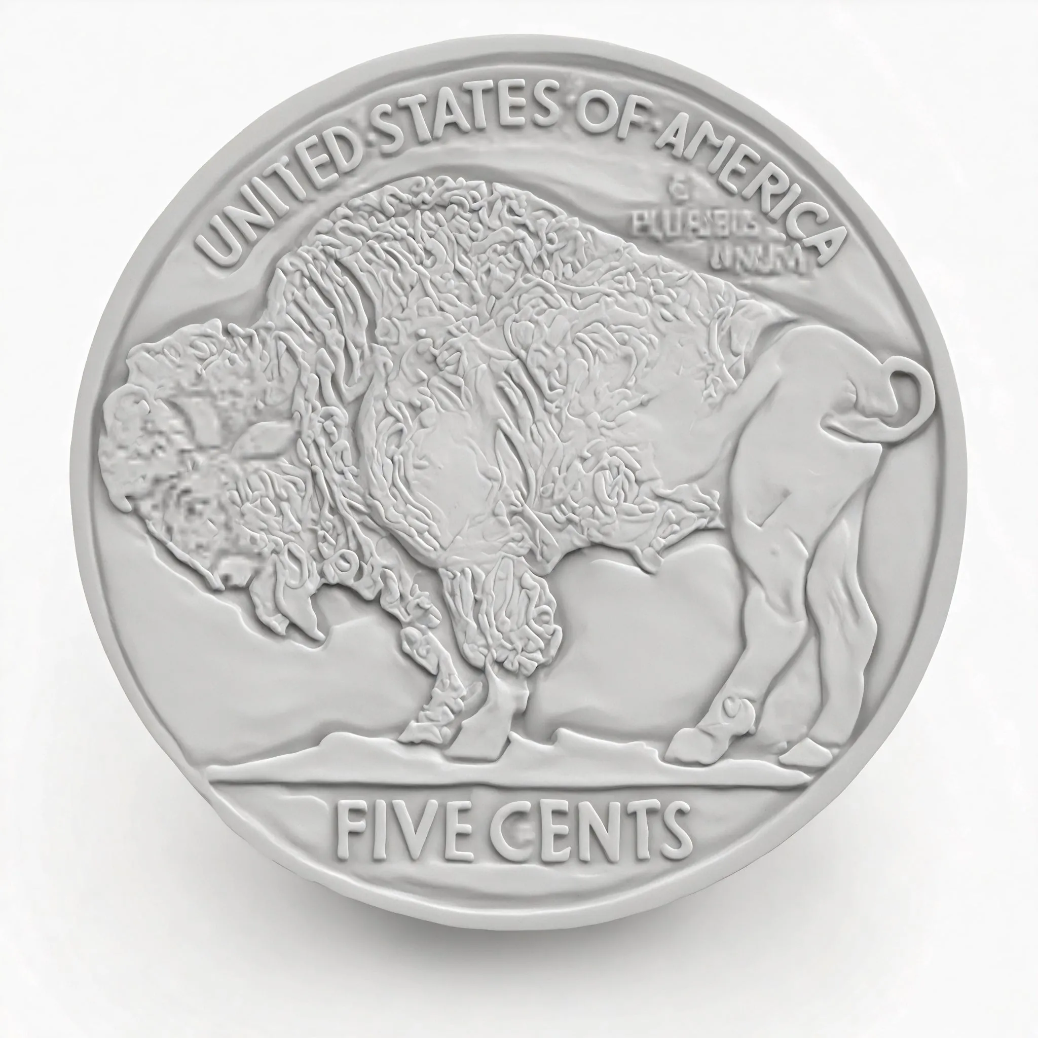 Buffalo Nickel Drink Coasters