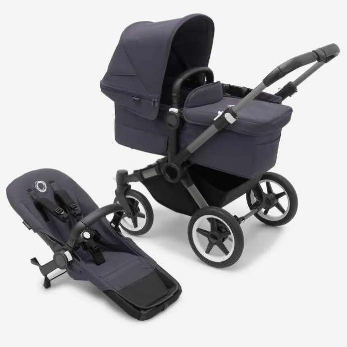 Bugaboo Donkey 5 Mono complete Graphite/Stormy blue-Stormy blue