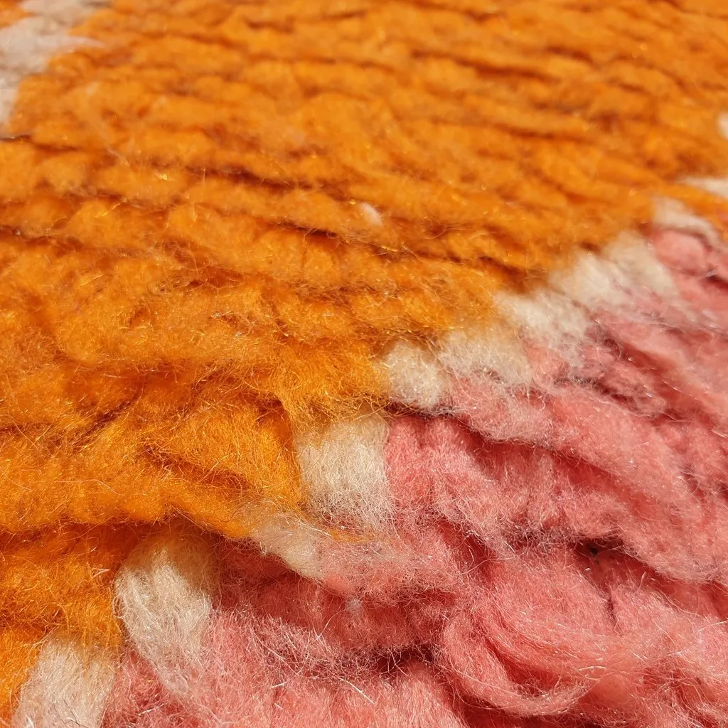 BULU | 8'5x5'5 Ft | 2,60x1,70 m | Moroccan Colorful Rug | 100% wool handmade