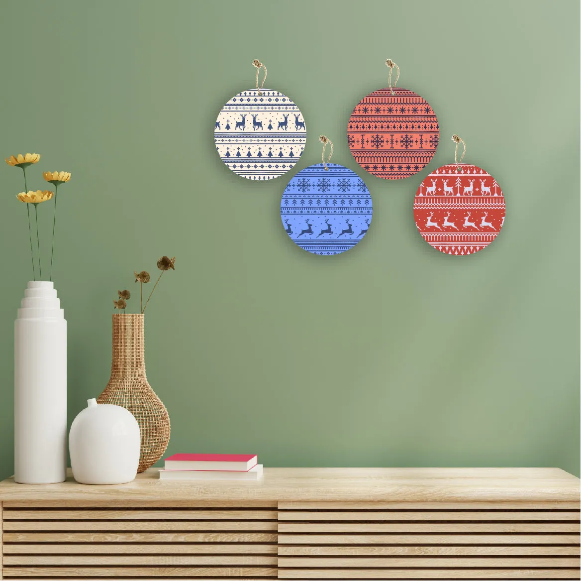 Christmas Theme Wall Hanging Home Decorations House Bedroom Living Room