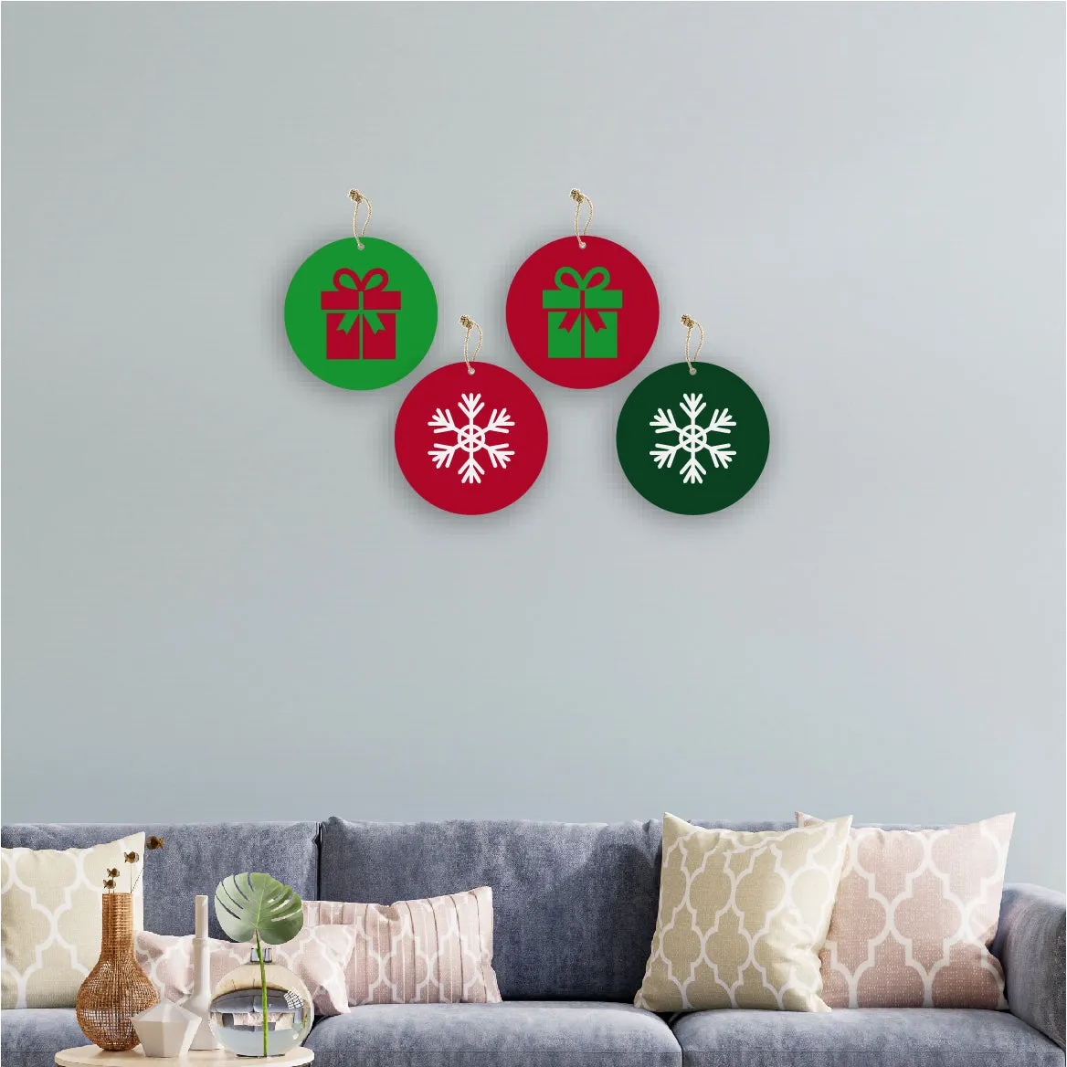Christmas Theme Wall Hanging Home Decorations House Bedroom Living Room