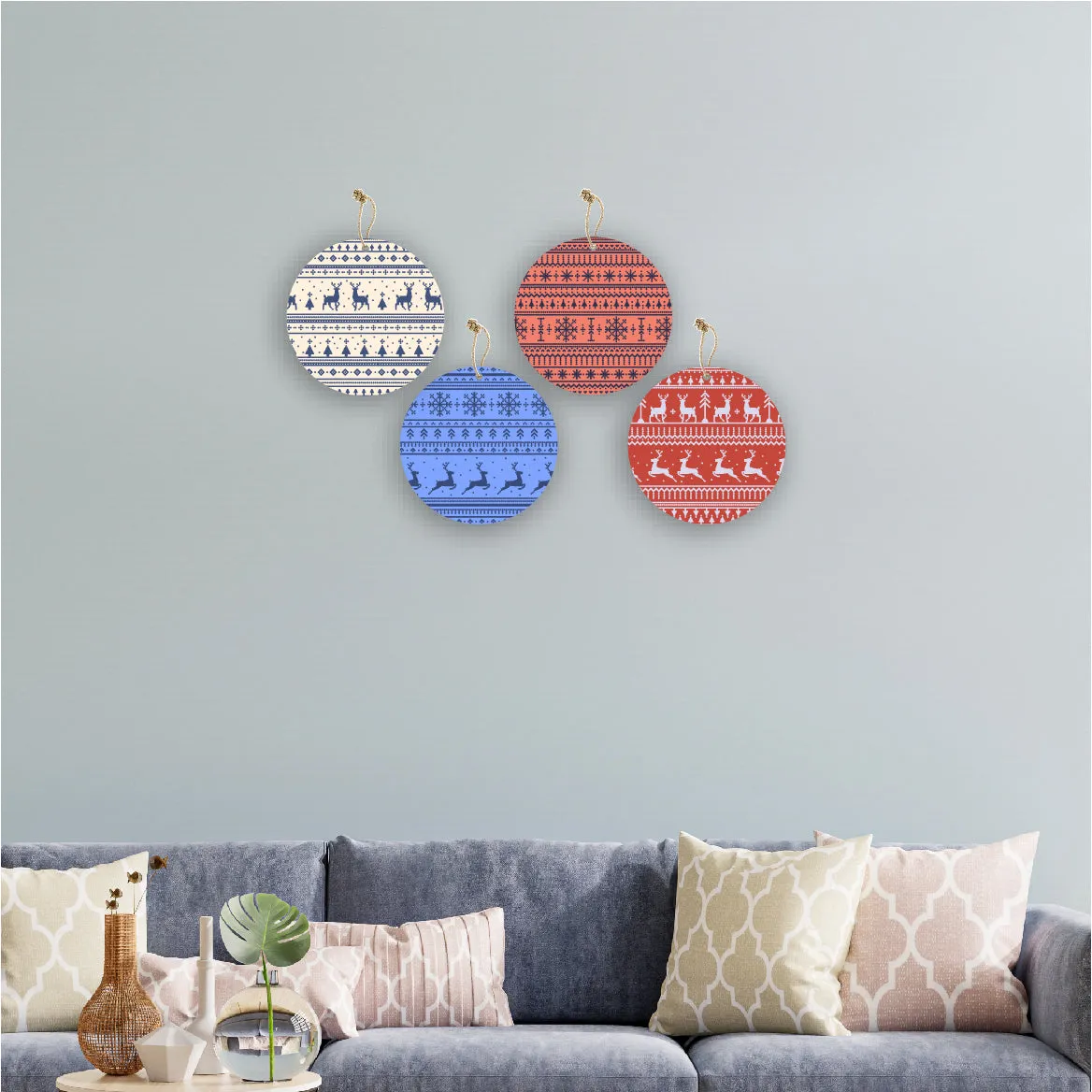 Christmas Theme Wall Hanging Home Decorations House Bedroom Living Room
