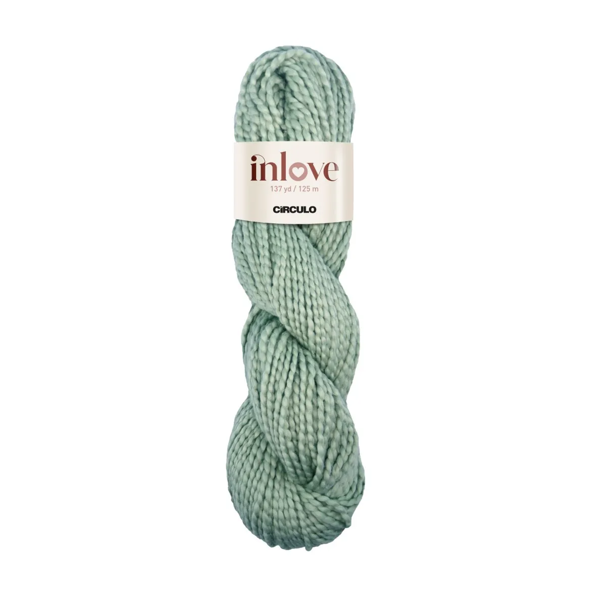 Circulo INLOVE 100% Cotton fiber 125m - 100g, Color Eucalyptus (430927-5745)