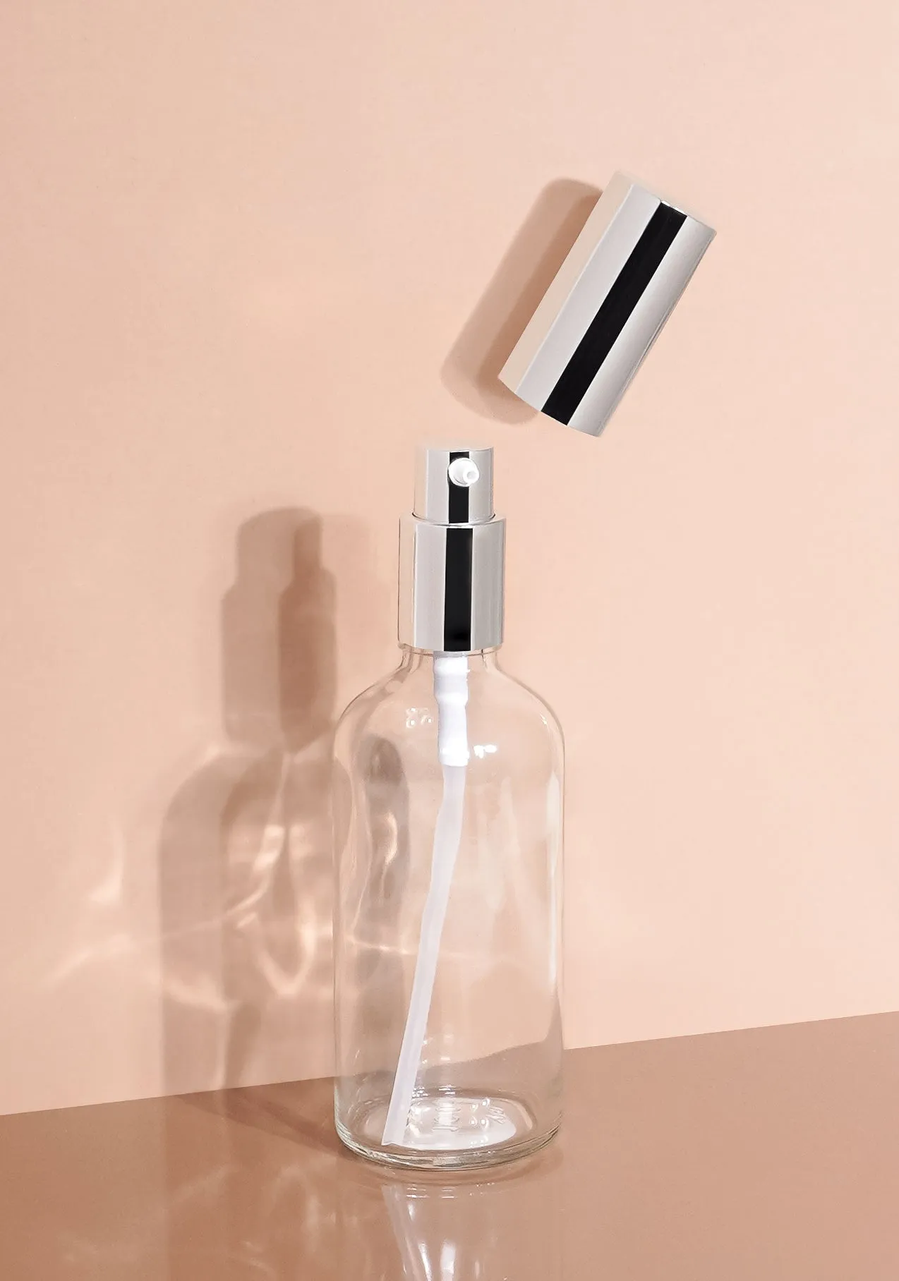 Cole Glass Bottle | Clear | Pump Cap