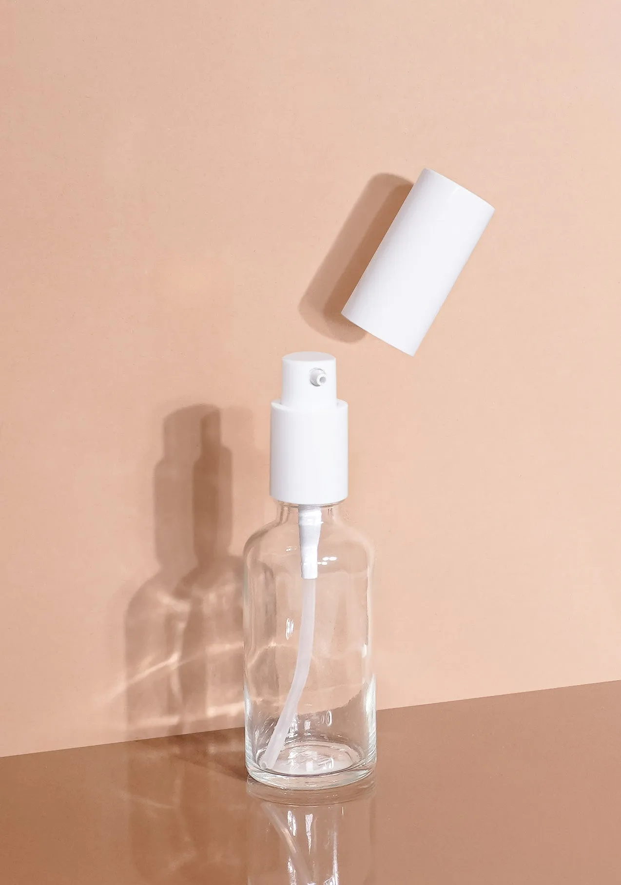Cole Glass Bottle | Clear | Pump Cap