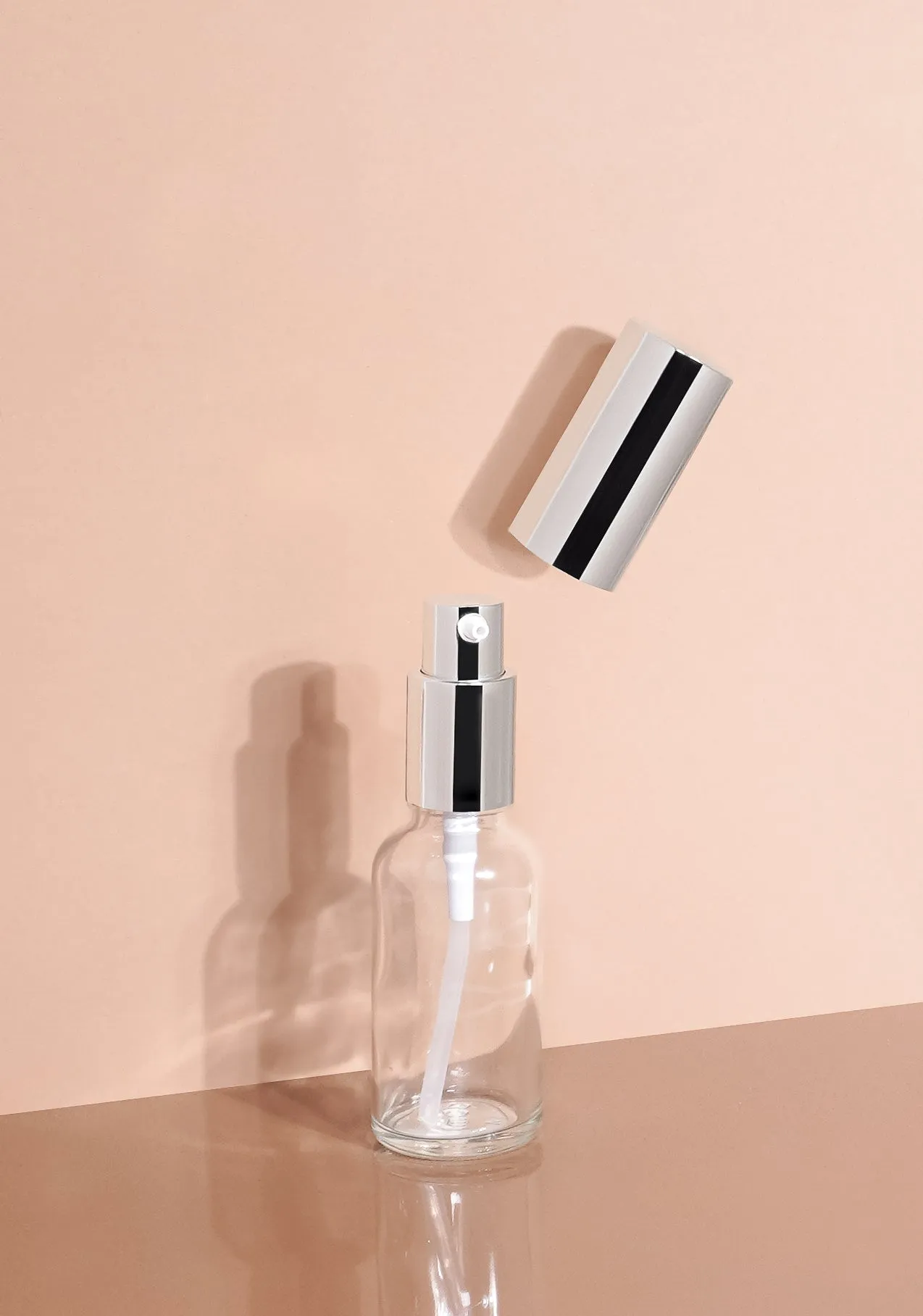 Cole Glass Bottle | Clear | Pump Cap