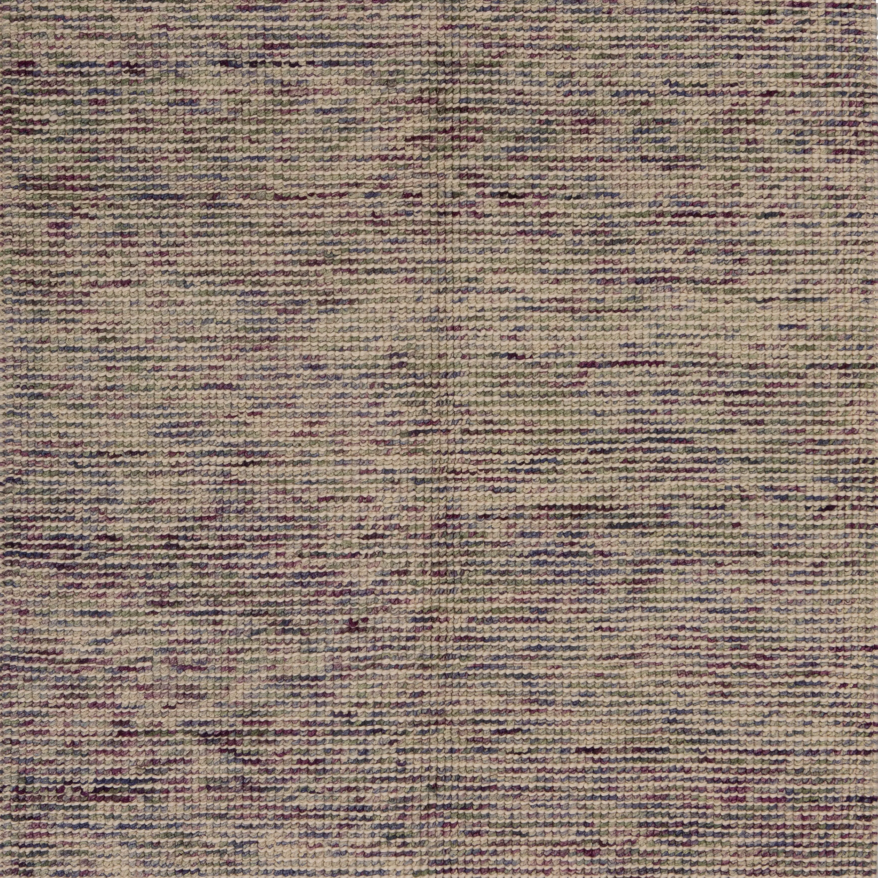Colorful Modern Wool Flatweave Rug 6'3" x 9'2"