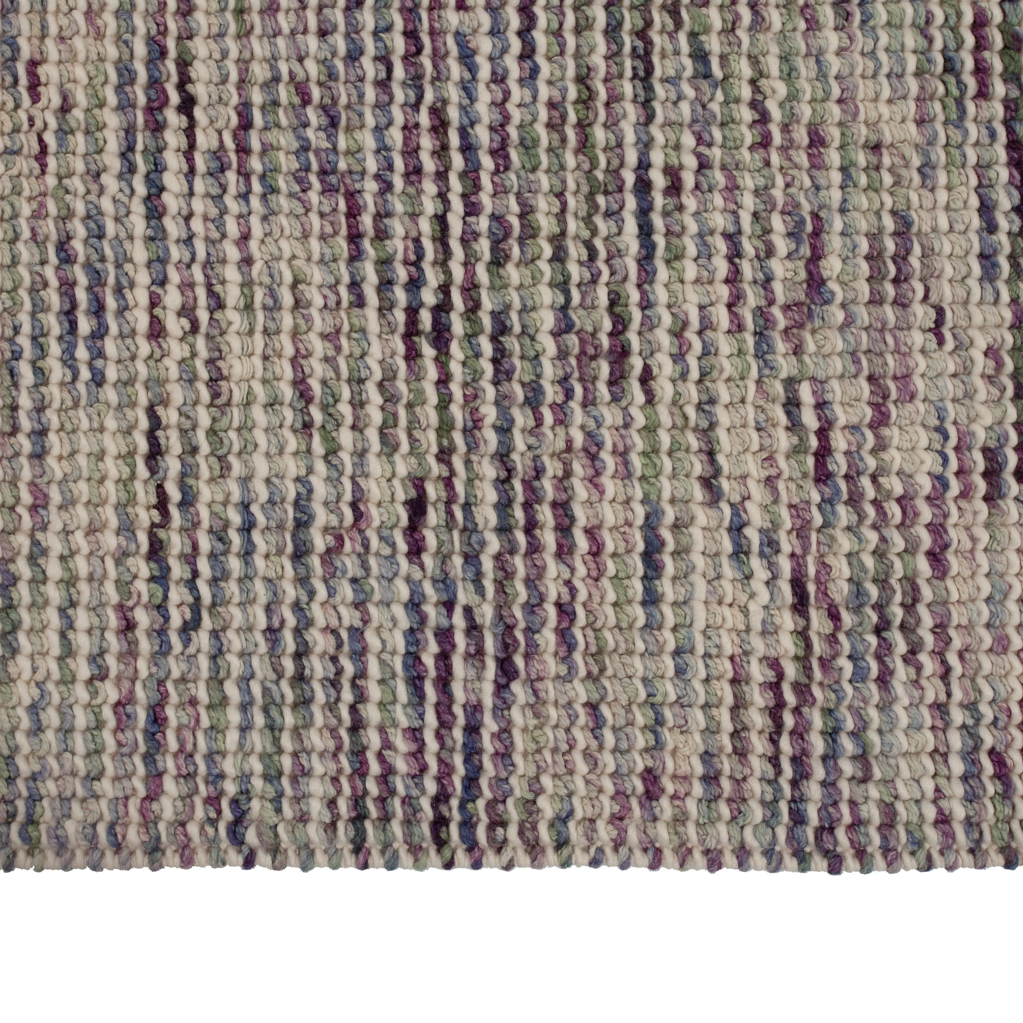 Colorful Modern Wool Flatweave Rug 6'3" x 9'2"