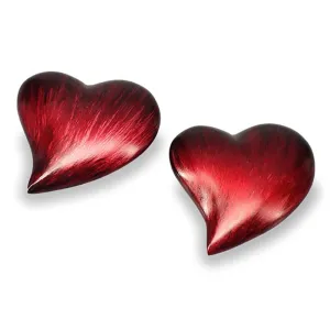 Corazon LG Heart Paperweight Set of 2