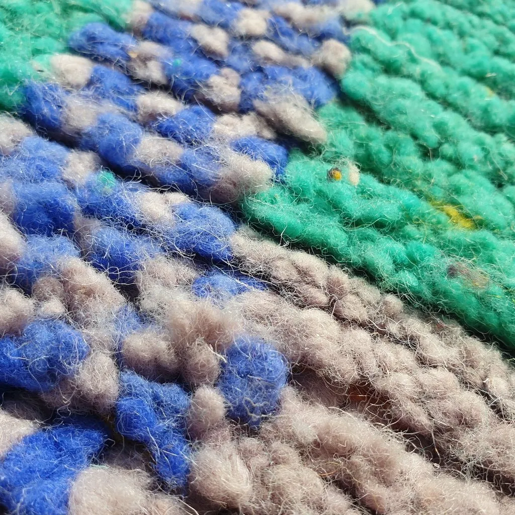 Customized GRANA | 3x2 m | Moroccan Colorful Rug | 100% wool handmade