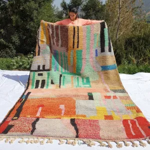 Customized GRANA | 3x2 m | Moroccan Colorful Rug | 100% wool handmade