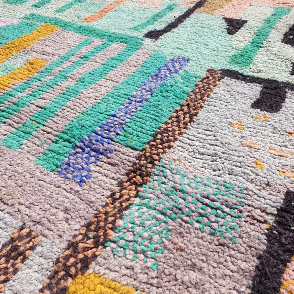Customized GRANA | 3x2 m | Moroccan Colorful Rug | 100% wool handmade