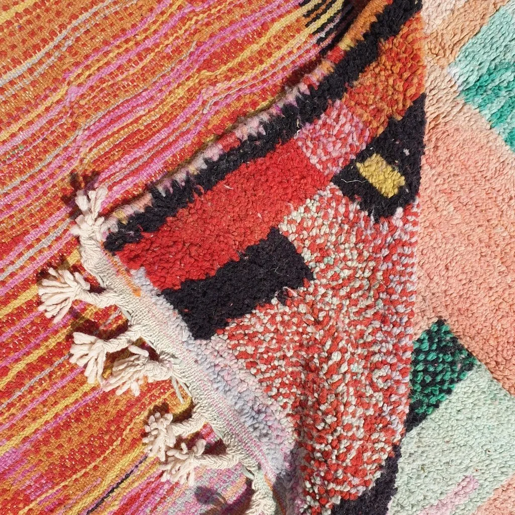 Customized GRANA | 3x2 m | Moroccan Colorful Rug | 100% wool handmade