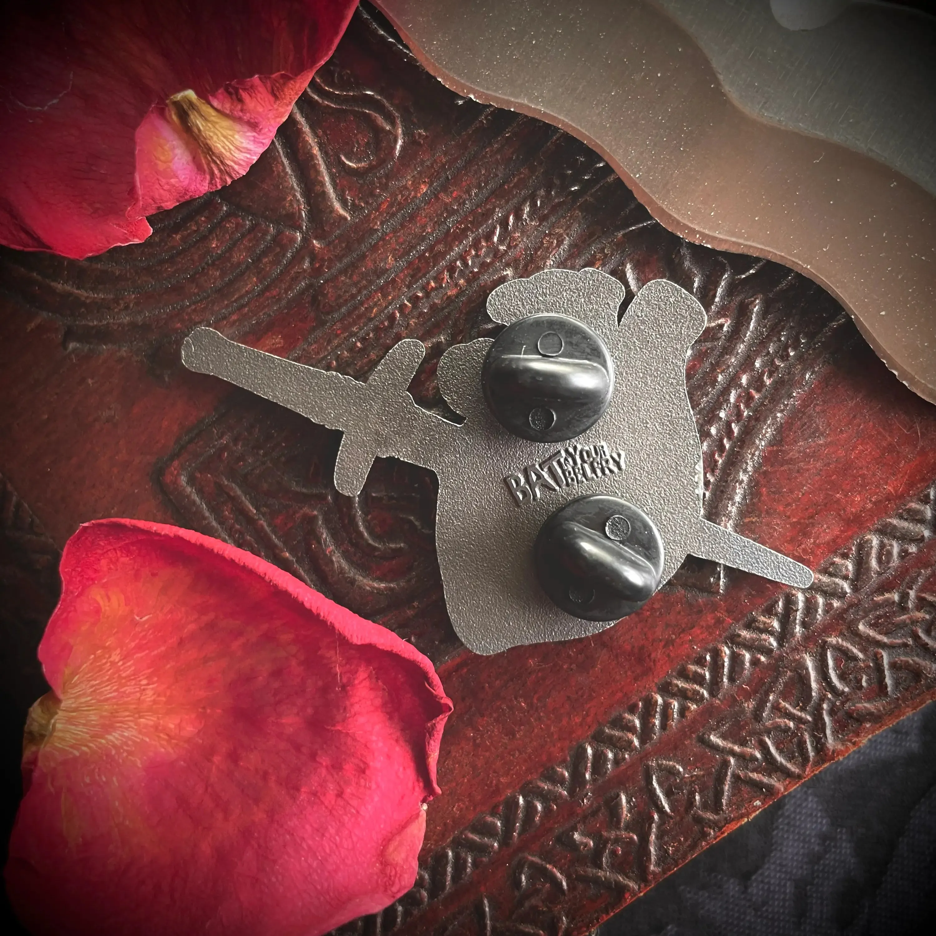 Dagger in Heart Enamel Pin