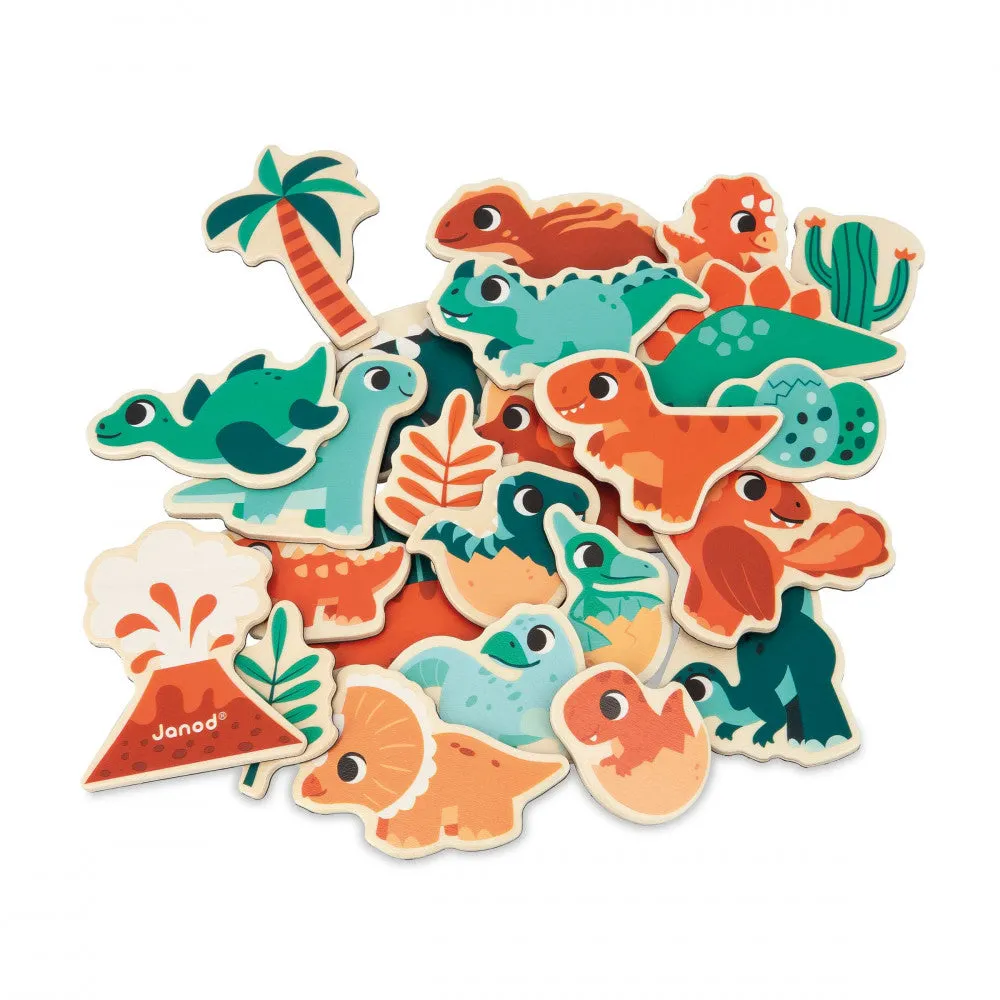 Dino - Dino Magnets - 24 Pieces