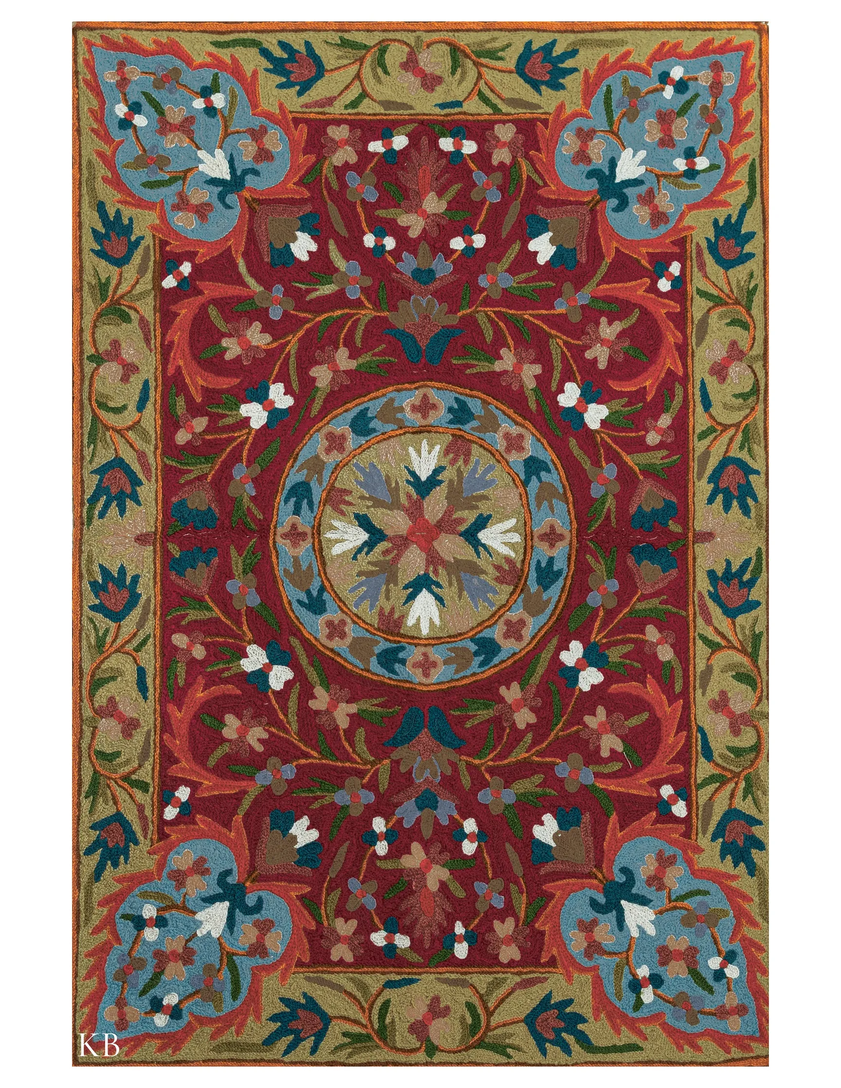 Diwan-e-Khas Classic Edge Kashmiri Rug