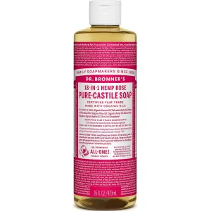 Dr Bronner's Rose Liquid Soap 473ml