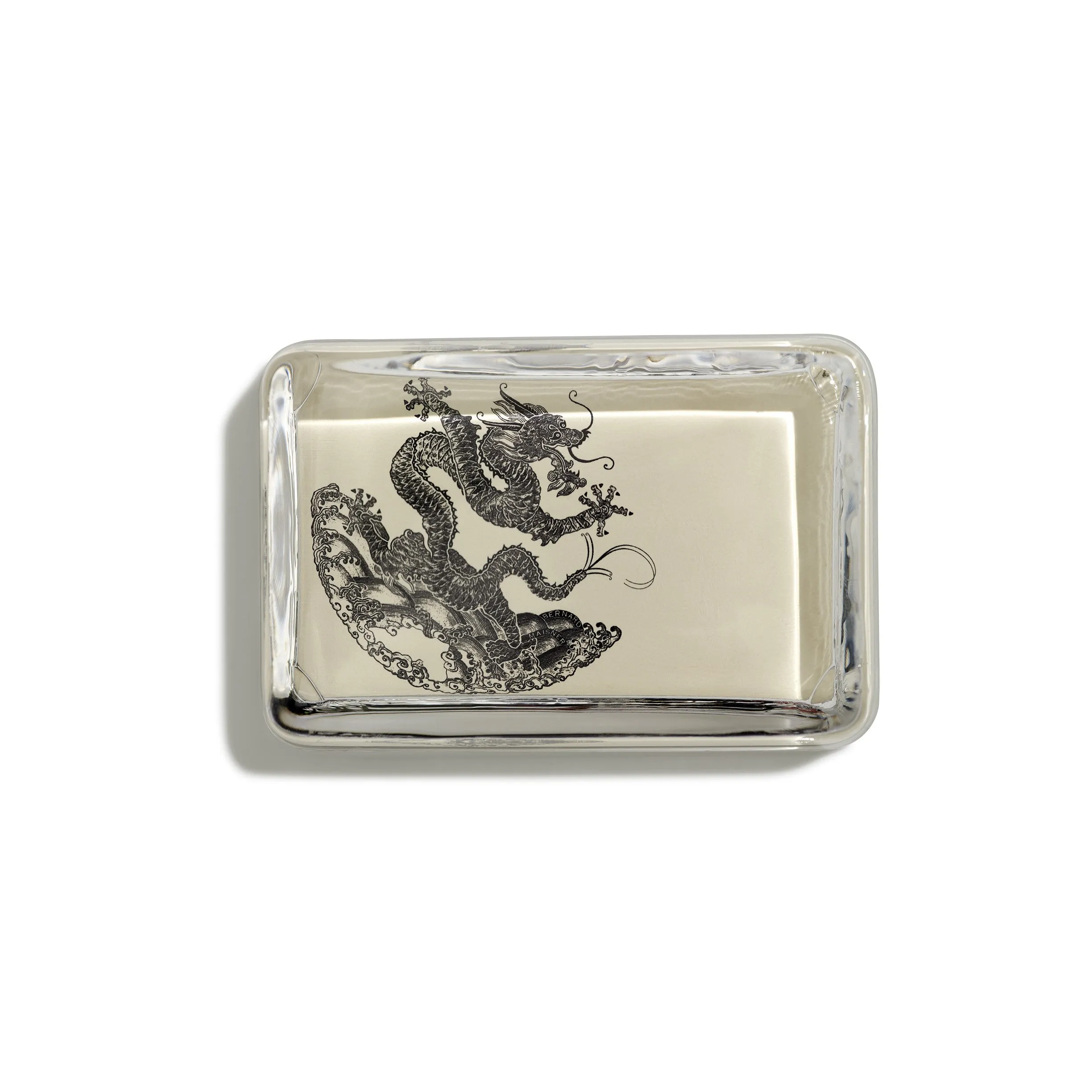 Dragon Black Rectangular Paperweight